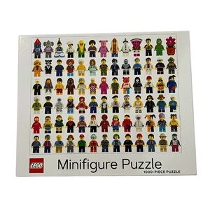 Lego Vibrant Minifigure Puzzle Game with Diverse Characters Excellent Condition